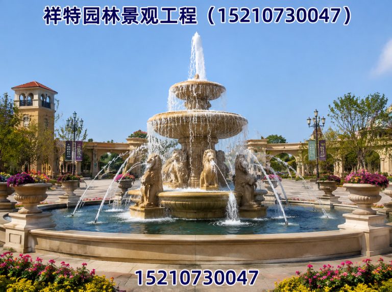 定兴县喷泉工程展示图